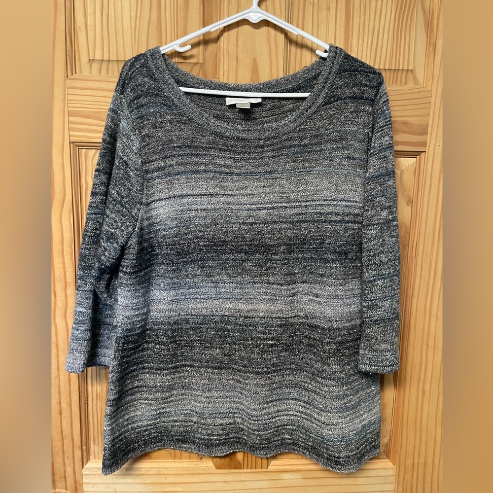 XL Christopher & Banks 3/4 sleeve Sweater